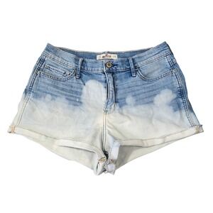 Hollister‎ Shorts Womens 9 High Rise Bleach Summer Coastal Boho Festival Preppy